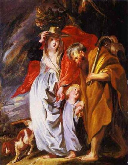 Jacob Jordaens Jacob Jordaens The Return of the Holy Family from Egypt